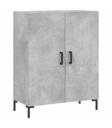 vidaXL Highboard Concrete Grey 69,5x34x180 cm Engineered Wood