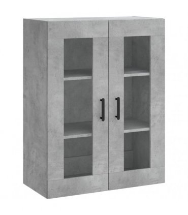 vidaXL Highboard Concrete Grey 69,5x34x180 cm Engineered Wood