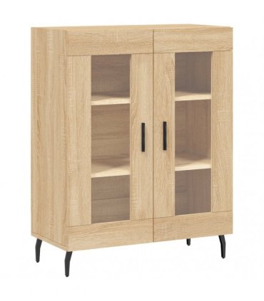 vidaXL Highboard Sonoma Oak 69,5x34x180 cm Engineered Wood