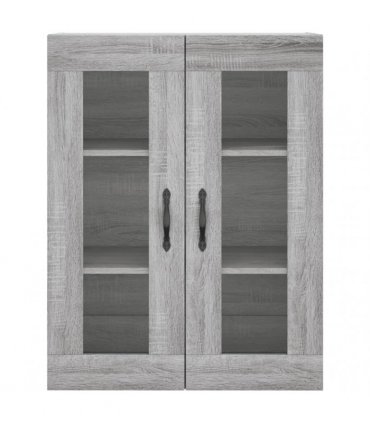 vidaXL Highboard Grey Sonoma 69,5x34x180 cm Engineered Wood
