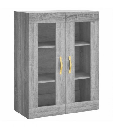 vidaXL Highboard Grey Sonoma 69,5x34x180 cm Engineered Wood