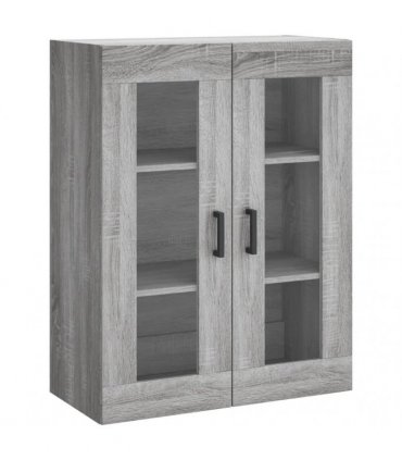 vidaXL Highboard Grey Sonoma 69,5x34x180 cm Engineered Wood
