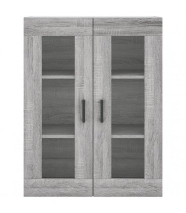 vidaXL Highboard Grey Sonoma 69,5x34x180 cm Engineered Wood