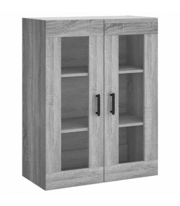 vidaXL Highboard Grey Sonoma 69,5x34x180 cm Engineered Wood