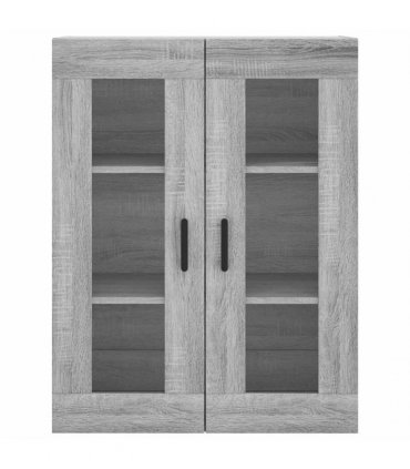 vidaXL Highboard Grey Sonoma 69,5x34x180 cm Engineered Wood