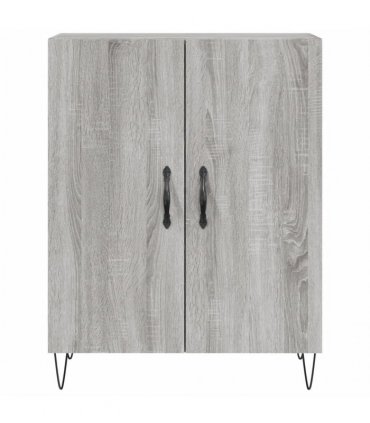 vidaXL Highboard Grey Sonoma 69,5x34x180 cm Engineered Wood