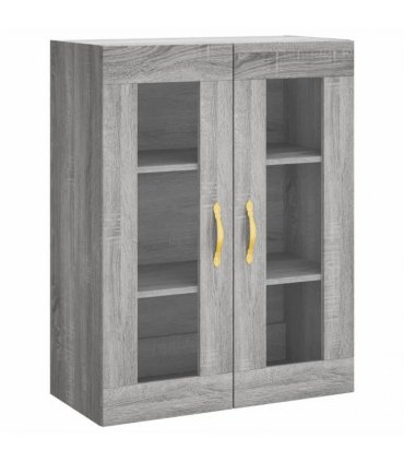 vidaXL Highboard Grey Sonoma 69,5x34x180 cm Engineered Wood