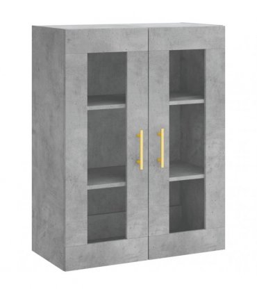 vidaXL Highboard Concrete Grey 69,5x34x180 cm Engineered Wood