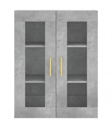 vidaXL Highboard Concrete Grey 69,5x34x180 cm Engineered Wood