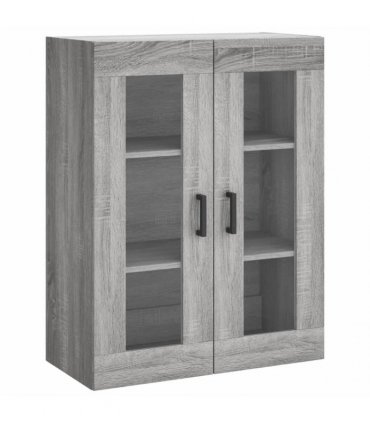 vidaXL Highboard Grey Sonoma 69,5x34x180 cm Engineered Wood