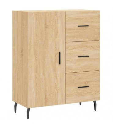 vidaXL Highboard Sonoma Oak 69,5x34x180 cm Engineered Wood