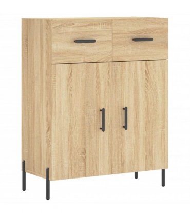 vidaXL Highboard Sonoma Oak 69,5x34x180 cm Engineered Wood