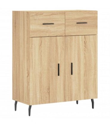vidaXL Highboard Sonoma Oak 69,5x34x180 cm Engineered Wood