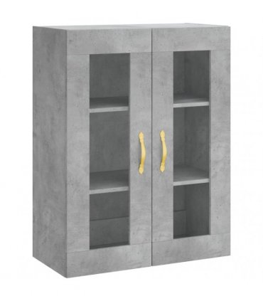 vidaXL Highboard Concrete Grey 69,5x34x180 cm Engineered Wood