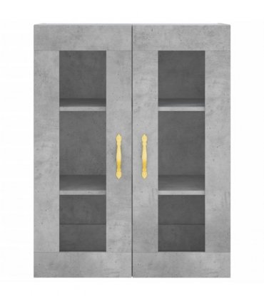 vidaXL Highboard Concrete Grey 69,5x34x180 cm Engineered Wood