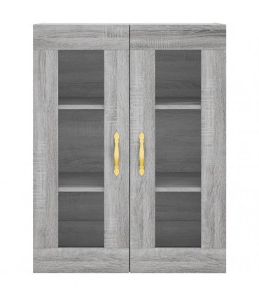 vidaXL Highboard Grey Sonoma 69,5x34x180 cm Engineered Wood