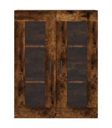 vidaXL Highboard Smoked Oak 69,5x34x180 cm Engineered Wood