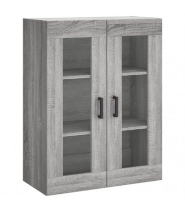 vidaXL Highboard Grey Sonoma 69,5x34x180 cm Engineered Wood
