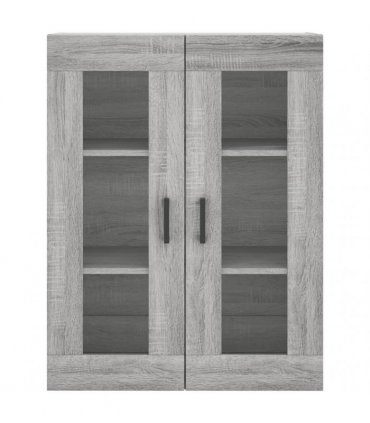 vidaXL Highboard Grey Sonoma 69,5x34x180 cm Engineered Wood