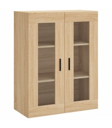vidaXL Highboard Sonoma Oak 69,5x34x180 cm Engineered Wood