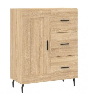 vidaXL Highboard Sonoma Oak 69,5x34x180 cm Engineered Wood