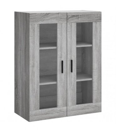 vidaXL Highboard Grey Sonoma 69,5x34x180 cm Engineered Wood