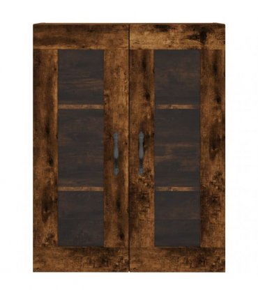 vidaXL Highboard Smoked Oak 69,5x34x180 cm Engineered Wood
