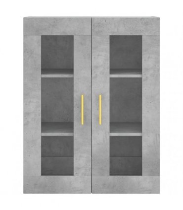vidaXL Highboard Concrete Grey 69,5x34x180 cm Engineered Wood