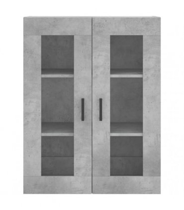 vidaXL Highboard Concrete Grey 69,5x34x180 cm Engineered Wood
