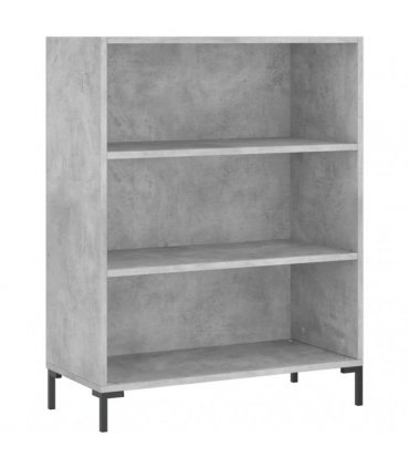 vidaXL Highboard Concrete Grey 69,5x34x180 cm Engineered Wood