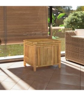 vidaXL Garden Storage Box 60x52x55 cm Bamboo
