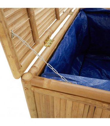vidaXL Garden Storage Box 60x52x55 cm Bamboo