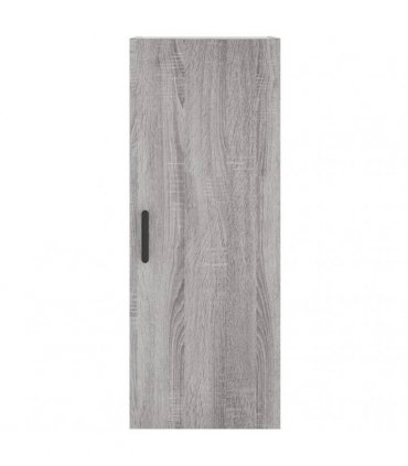 vidaXL Highboard Grey Sonoma 34,5x34x180 cm Engineered Wood