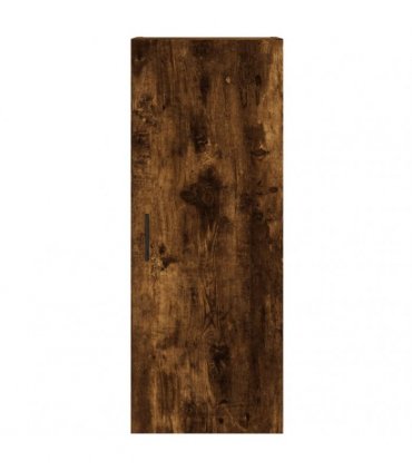 vidaXL Highboard Smoked Oak 34,5x34x180 cm Engineered Wood