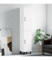 vidaXL Highboard White 34,5x34x180 cm Engineered Wood