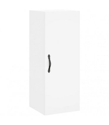 vidaXL Highboard White 34,5x34x180 cm Engineered Wood