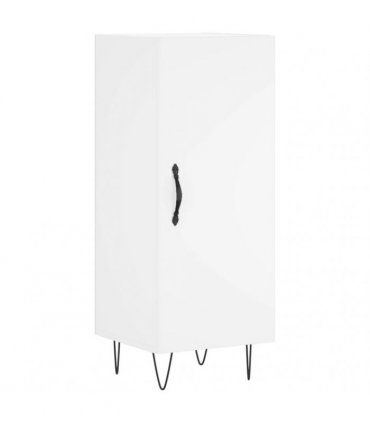 vidaXL Highboard White 34,5x34x180 cm Engineered Wood