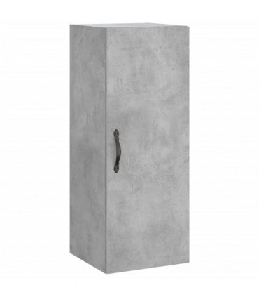 vidaXL Highboard Concrete Grey 34,5x34x180 cm Engineered Wood