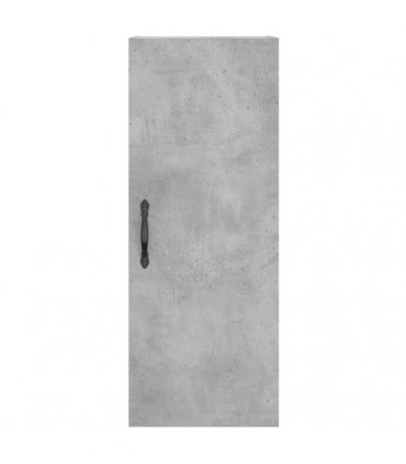 vidaXL Highboard Concrete Grey 34,5x34x180 cm Engineered Wood