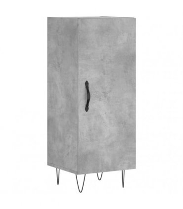 vidaXL Highboard Concrete Grey 34,5x34x180 cm Engineered Wood
