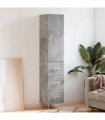 vidaXL Highboard Concrete Grey 34,5x34x180 cm Engineered Wood