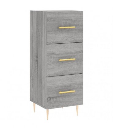 vidaXL Highboard Grey Sonoma 34,5x34x180 cm Engineered Wood