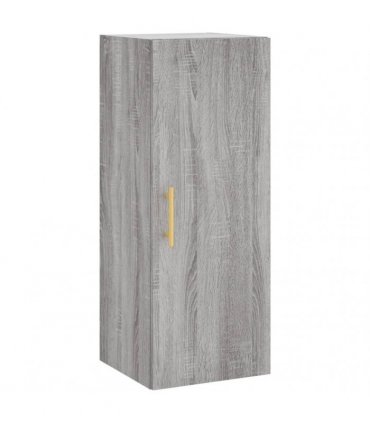 vidaXL Highboard Grey Sonoma 34,5x34x180 cm Engineered Wood