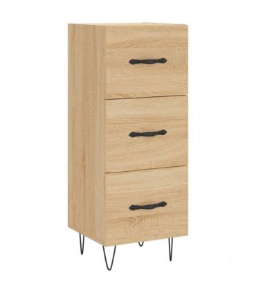 vidaXL Highboard Sonoma Oak 34,5x34x180 cm Engineered Wood
