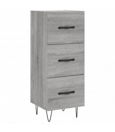 vidaXL Highboard Grey Sonoma 34,5x34x180 cm Engineered Wood