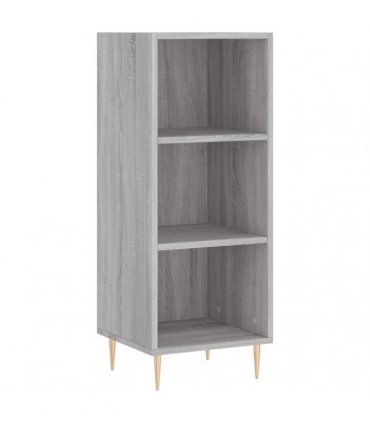 vidaXL Highboard Grey Sonoma 34,5x34x180 cm Engineered Wood