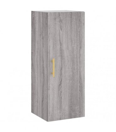 vidaXL Highboard Grey Sonoma 34,5x34x180 cm Engineered Wood