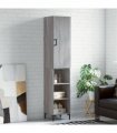 vidaXL Highboard Grey Sonoma 34,5x34x180 cm Engineered Wood