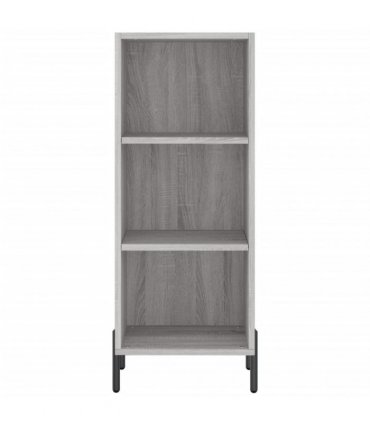 vidaXL Highboard Grey Sonoma 34,5x34x180 cm Engineered Wood