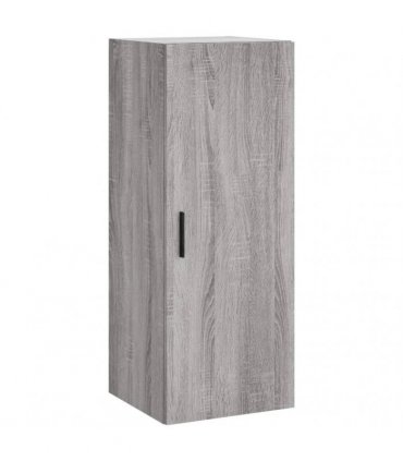 vidaXL Highboard Grey Sonoma 34,5x34x180 cm Engineered Wood